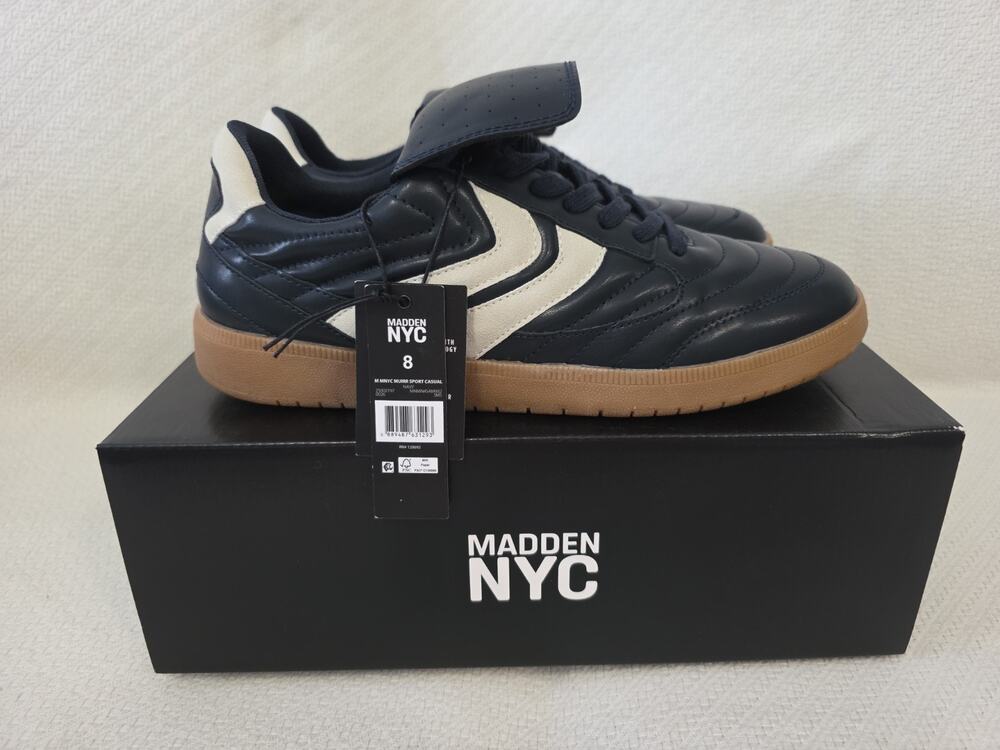 New Madden NYC Sport Casual Shoe, Men's Size 8, Navy Blue, Comfort Foam Insole
